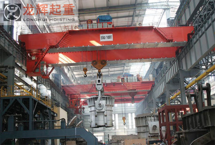 YZ型 500/100t 冶金通用橋式起重機(jī) YZ type 500/100t metallurgical general overhea ...